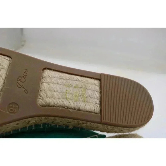 J. Crew Emerald Green Suede Mule Slides-Size 9.5-New w/o Tags - Picture 7 of 8